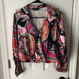 Rachel Zoe Multicolor Floral Top